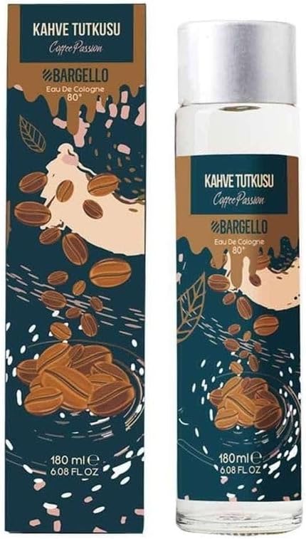 Kahve Tutkusu 180 Ml Cam Dökme Kapak Kolonya Edc