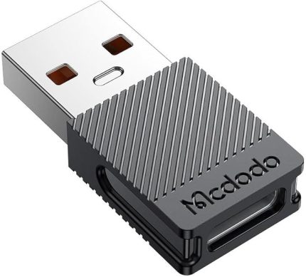 Type-C 5A To Usb A 2.0 Dönüştürücü, Siyah