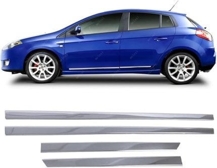 KROM YAN KAPI KORUMA ÇITASI 4 KAPI 4 PARÇA Fiat BRAVO 2006 VE ÜZERİ İÇİN