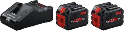 Professional 18V ProCORE Akü Şarj Cihazı Seti (2 x ProCORE 12.0 Ah; GAL 18V-160; Modul)