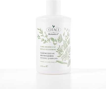 Botanics Canlandırıcı & Besleyici Bakım - 10 Bitki Özü ve Biotin İçeren Bitkisel Şampuan