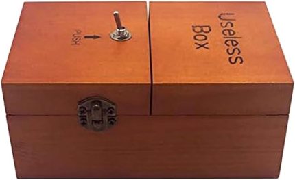 OUTDOOR Kullanılmaz Kutu, Ahşap Makine Kutusu Beni Yalnız Bırakın, Hazır Eğlenceli Oyuncak, Doğum Günü ve Parti Hediyesi