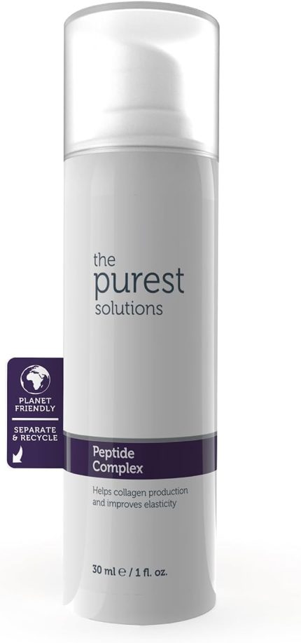 Purest Solutions, Cilt Yenileyici ve Yaşlanma Karşıtı, Onarıcı Peptit Cilt Bakım Serumu 30 ml (Peptide Complex)