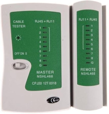 Tkz 2345 Network Tester Rj11 Rj45 Cat Otomatik veya manuel olarak pin sinyalleri taranabilir Her bir tel için LED İnternet Kontrol Test Cihazı