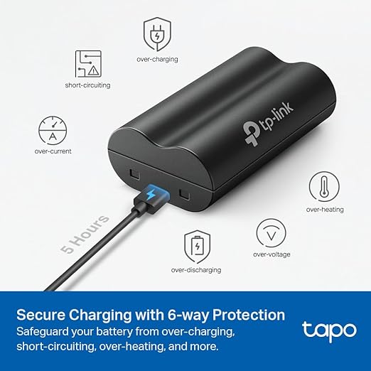 TP-Link A100, Bataryalı Kameralar İçin Şarj Edilebilir Yedek Batarya - Görsel 5