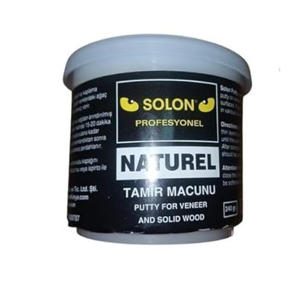 Ahşap Masif ve kaplama Tamir Macunu Naturel 240 Gr.