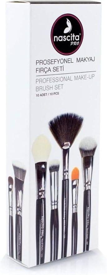 Profesyonel Makyaj Fırça Seti - 53 (10'Lu)