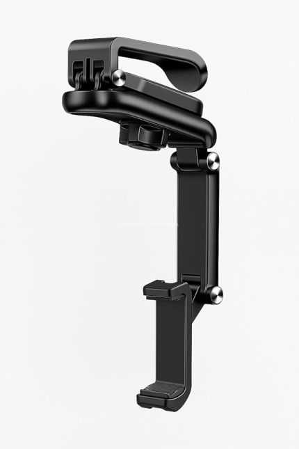 Güneşlik Üzerine Takılan, 1080° Döner Ayarlı, Araç Telefon Tutucu, Universal Evrensel Cep Telefonu Standı, Paslanmaz ABS Malzeme, Şık Tasarım, Seyahat Navigasyon İçin