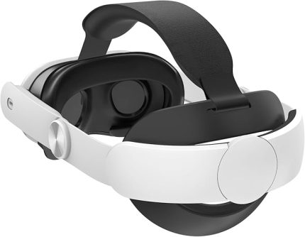 Meta Quest 3 VR kulaklık için kafa kayışı, Meta Quest 3 aksesuarları için yedek elit kayış, VR Quest 3'te hafif gelişmiş destek ve konfor
