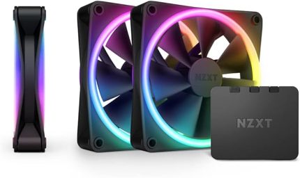 F120 RGB Duo Üçlü Paket - RGB Kontrolörlü 3 x 120 mm Çift Taraflı RGB Fanlar - 20 Ayrı Adreslenebilir LED - Dengeli Hava Akışı ve Statik Basınç - Akışkan Dinamik Rulman - PWM - Siyah