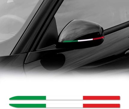 Alfa Romeo Giulietta ayna için yapışkan bant İtalya bayrağı