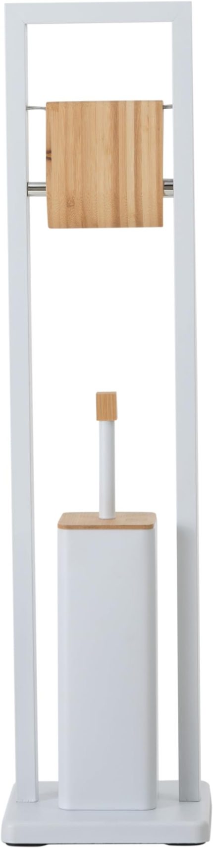 Concept Boho Tuvalet Fırçalık&Kağıtlık Beyaz 20x20x80