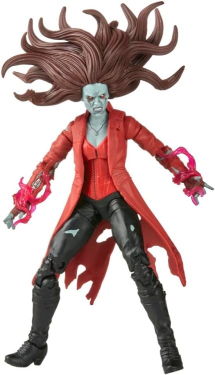 Hasbro Legends Serisi MCU Disney Plus Zombi Scarlet Witch Aksiyon Figürü, 2 Aksesuar, 1 A Figürü Elemanı