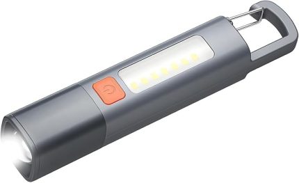 Şarjlı LED Işık 800 Lümen | Zoom Özellikli Taşınabilir Mini Fener | Type-C Girişli, SMD Yan Işık ve XPE LED | Kamp, Araç, Acil Durum ve Dış Mekan Aydınlatma