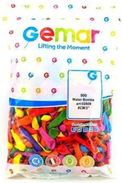 Su Balonu 500 Adet (gemar) Karışık Renkli aa-subalonu500