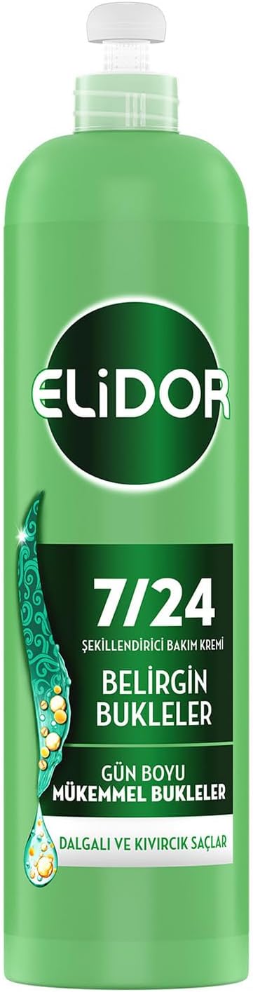 7/24 Şekillendirici Saç Bakım Kremi Belirgin Bukleler Dalgalı ve Kıvırcık Saçlar 240 ml