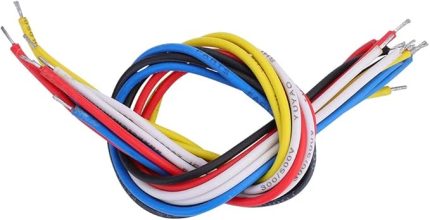 10 ADET Gitar Devre Teli Renkli Gitar Devre Bağlantı Telleri Elektro Gitar Bas Yaylı Çalgılar Kablolama (19cm)