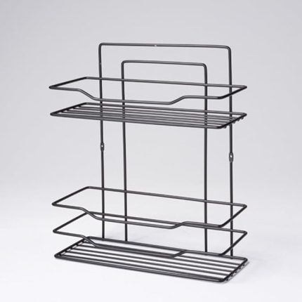 Mark Premium 2 Katlı Duş Rafı Paslanmaz Siyah