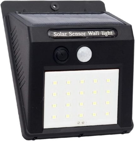 Sm-8006 Solar Sensörlü Duvar Tipi 20 Ledli Led Aplik