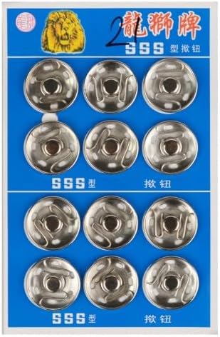 Marifetlerim - Gümüş Çıt çıt Düğme 20 mm 6 Adet