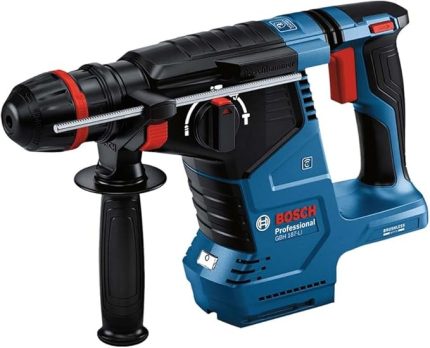 Professional GBH 187-LI Akülü Kırıcı Delici (18 Volt, SOLO, 2,4 J, Betonda Delme Çapı: 24 mm, One Chuck: farklı aksesuarlar tek mandrenle kullanılabilir) (Akü Dahil Değildir) Mavi