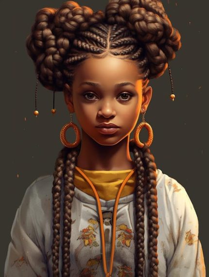 DIY 5D Diamond Painting kit Aksesuarı Afrikalı Kız Boyama Kiti Tam Yuvarlak Matkap Sayılarla Boyama Nakış Kanaviçe Elmas Dekorasyon (30x40 cm)