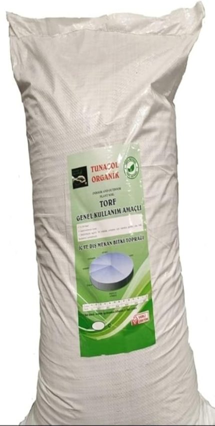 Organik 50 lt Torf Solucan Gübreli 6 lı Karışım Bitki Saksı Çiçek Toprağı