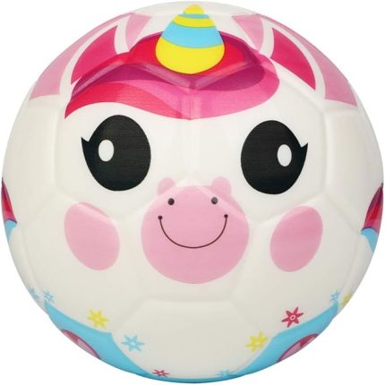 6 “Pro Mini Futbol Çocuklar için Orman Hayvan Tarzı Köpük Topu Yumuşak ve Kabarık Çocuklar için Mükemmel Boyut (Unicorn)