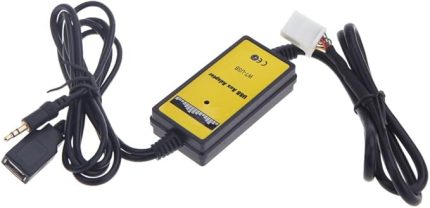 Auto Car USB Aux-in Adaptörü Toyota Camry için MP3 Çalar Radyo Arayüzü/Corolla/Matrix 2 * 6Pin