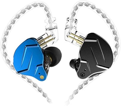ZSN PRO X 1DD+1BA Dinamik Sürücü Dengeli Armatür Hibrid Kulaklık, HiFi DJ Monito Koşu Spor Gürültü Engelleme, Metal, 2PIN Çıkarılabilir Kablo (Mikrofon ile Siyah) - Görsel 3