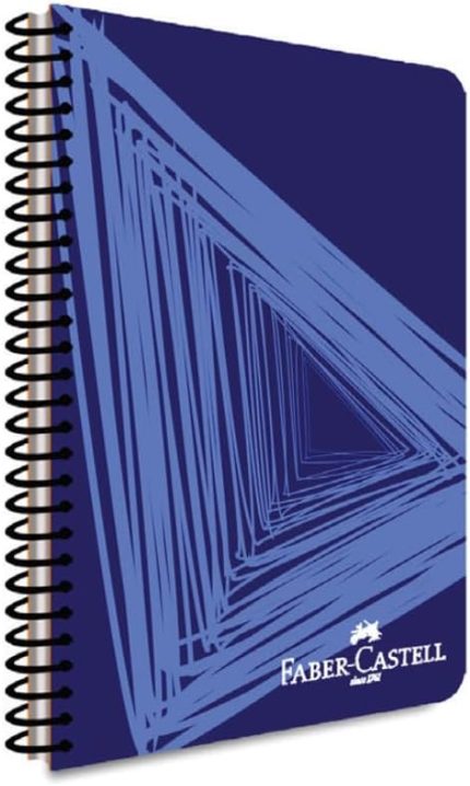 Dalga Desenli Spiralli Defter, A4, 100 Yaprak, 70g Kağıt, Çizgili, Dayanıklı Kapak, Kolay Açılan Spiral Cilt, Asorti Renkler