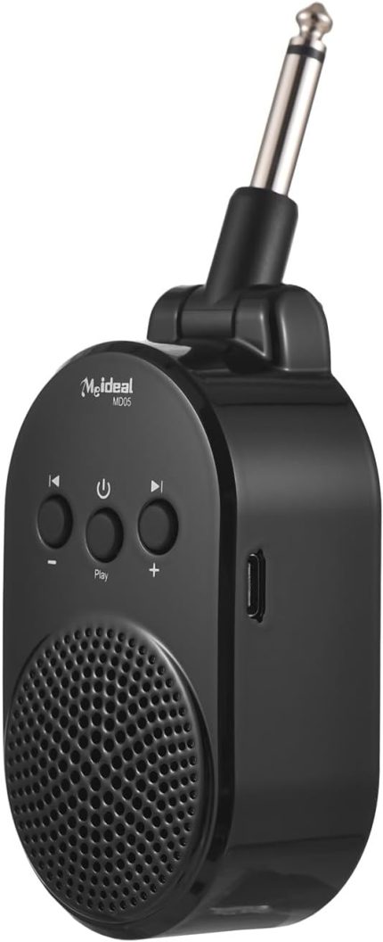 5W Gitar Amfisi BT Taşınabilir Tak-Çalıştır Hoparlör Tüm Elektrik Gitarlar Nefesli Çalgılar Pratik Amfisi Type-C 270 Derece Döndürülebilir Tak ve Çalıştır