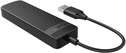 4 Port USB 2.0 Ultra Slim Çoklayıcı HUB, Siyah, FL02