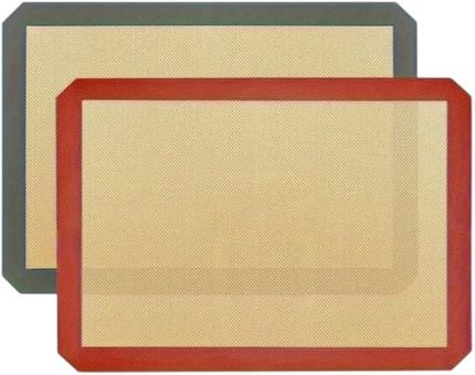 2 Adet Kendiliğinden Yağlı Pişirme Matı Yanmaz Yapışmaz Yıkanabilir Fırın Matı 40x30
