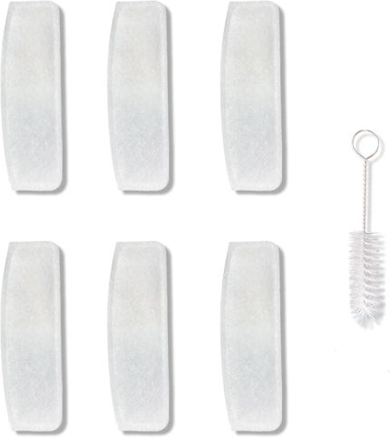 WF007L Otomatik Kedi Su Sebili Uyumlu Su Sebili Filtre Seti (6 Adet)