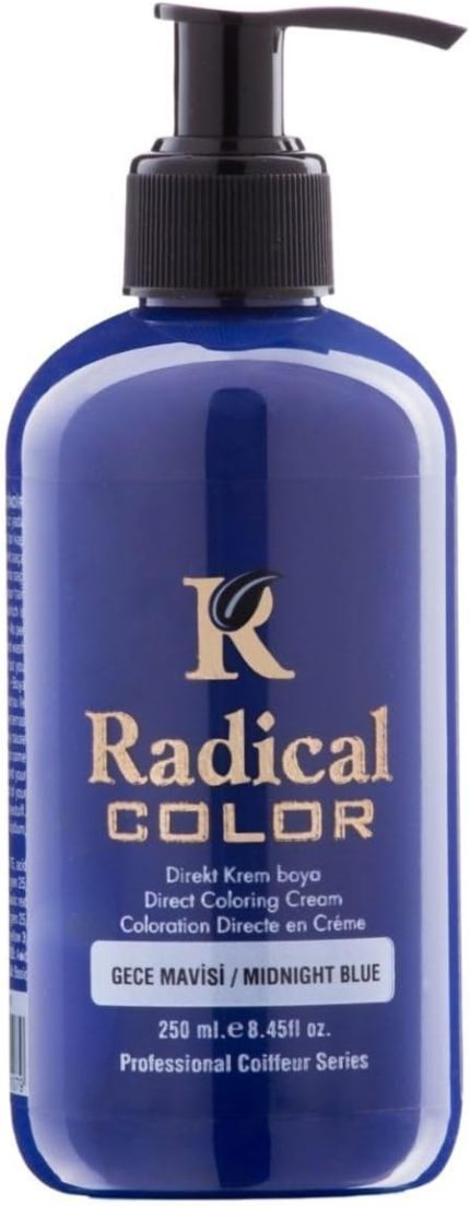 Color NEW 25/Midnightblue Amonyaksız Su Bazlı Saç Boyası 250 ML 1 Adet Gece Mavisi
