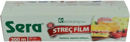 Streç Film 9 mic 30 CM x 300 M