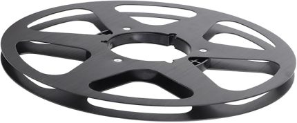 10 Ben Reel Takeup Makarası Açıyorum 6 Delik Ses Alüminyum Takeup Reel Boş Makara 1/4 İÇİN GÜMÜŞ BURAK BURAK Reeltakeup Reelaluminum Reelmetal -Deplasman (BLACK)