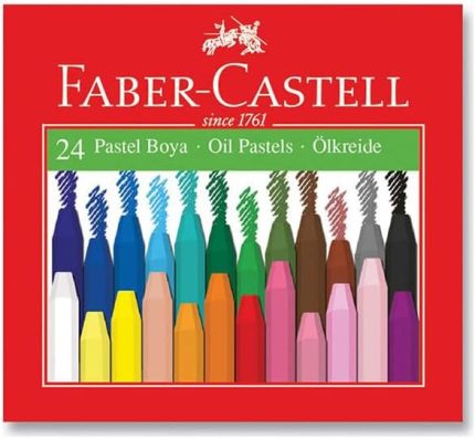 Pastel Boya, 24 Renk, Pratik Taşıma Çantalı, Canlı ve Yumuşak Renkler, Kolay Kullanım, Şık Tasarım