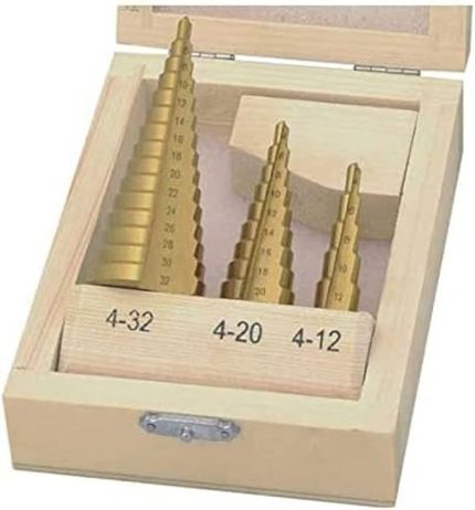 W 3500, Kademeli Sac Delme Seti (3 Parça), Pirinç