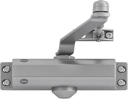 Kapı Hidroliği 300 Serisi Dar Tip Montaj Ayarlı (2-4) (40-80 kg) Kapı Yayı, Gümüş