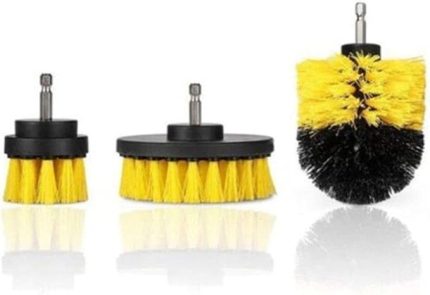 Matkap Ucu Temizleme Fırça Seti, 3'lü Matkap Ucu Fırça Seti, Matkap Ucuna Takılan Çok Amaçlı Temizlik Fırça Seti