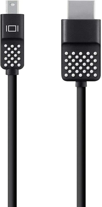 Mini 1.8 m Display Port to HDMI Cable siyah