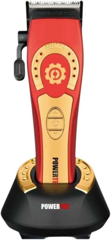 TR-4800 Tam Profesyonel 9.000rpm 8 Kademeli Saç-Sakal Kesim Makinesi +Yedek Seramik Bıçak Seti