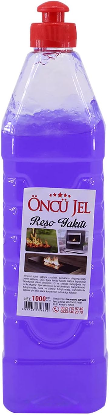 Reşo Ocak Yakıtı Jel Yakıt Mangal Soba Tutuşturucu 1 Lt