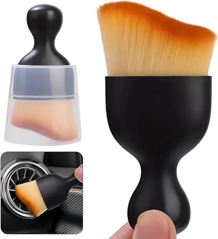 Kıllı Araç İçi Temizlik Fırçası – Detaylı Oto Temizlik için Ergonomik Fırça | Torpido, Havalandırma, Konsol ve Dar Alanlar için Toz Alma Fırçası | Çizmez, Kompakt, Dayanıklı