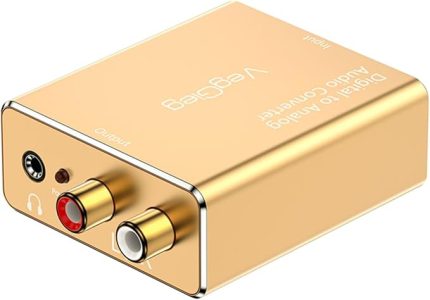 Toslink Optik Dijital to 3.5mm RCA Analog Ses Çevirici Adaptör