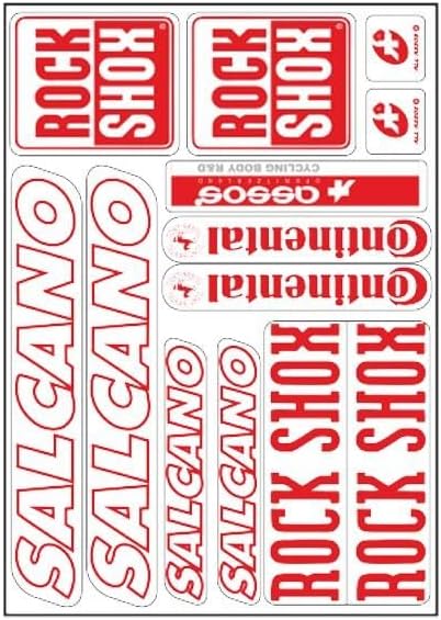 Salcano 001 Bisiklet Ile Uyumlu Sticker