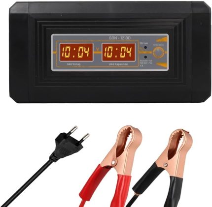 ile 24V 10Ah Hızlı Şarj Seçenekli Akü Şarj Cihazı Jel Asitli Sulu Kuru Kurşun Akülere Uygun (24 amper ve altı Küçük Aküler ve Lithium-Ion Pillere Uygun Değildir)