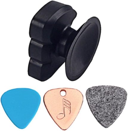 3 Adet Gitar Penası Tutucu Kılıfı Akustik Gitar Penası Kutusu Pena Saklama